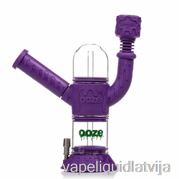 Ooze Cranium Silikona ūdens Caurule Ultra Purple (violeta) Vape šķidrums